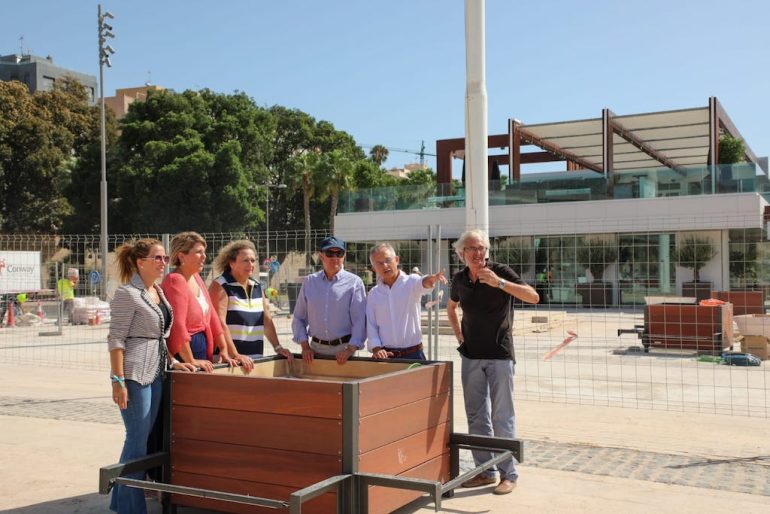Puerto de Cartagena obras plaza mayor